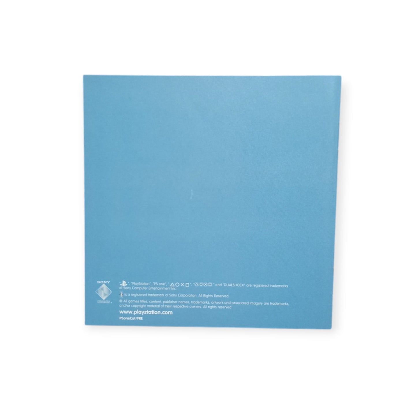 Flyer promotionnel officiel Console Sony PsOne