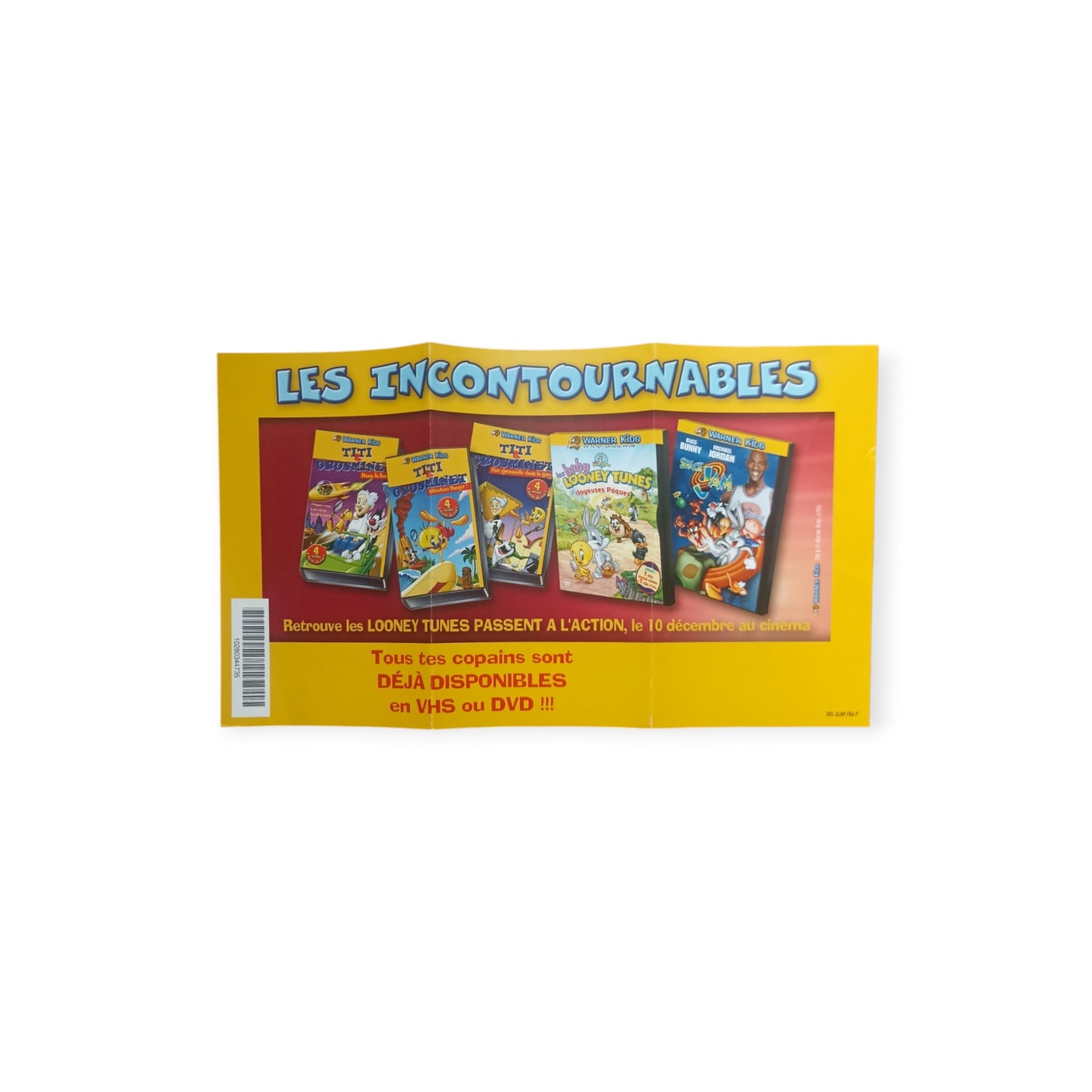 Flyer promotionnel Looney Tunes (Warner Kids – 2003) Playstation 2 (PS2)