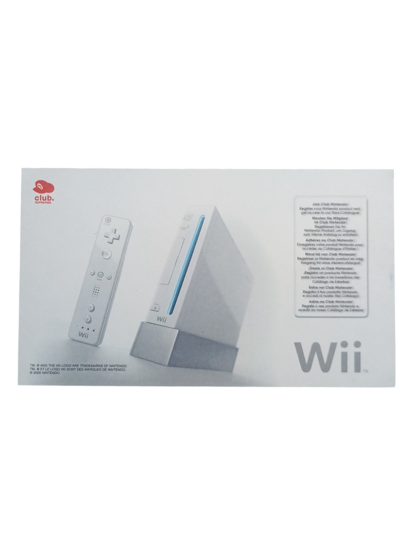 Nintendo Wii Blanche – Pack Wii Sports – Complet en boîte (sans manettes, PAL)