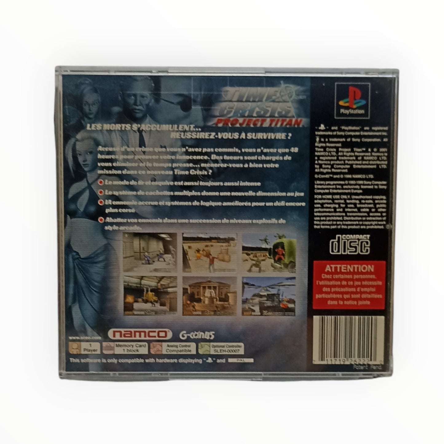 Time Crisis: Project Titan – PlayStation 1 – Complet