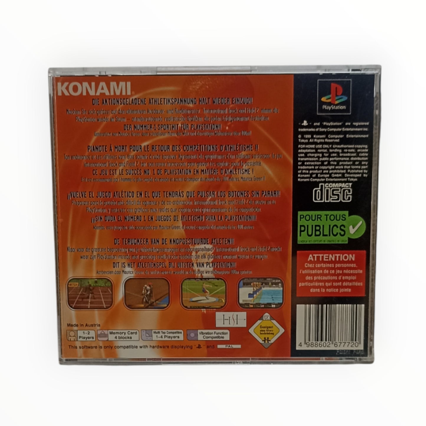 International Track & Field 2 – PlayStation 1 – Complet