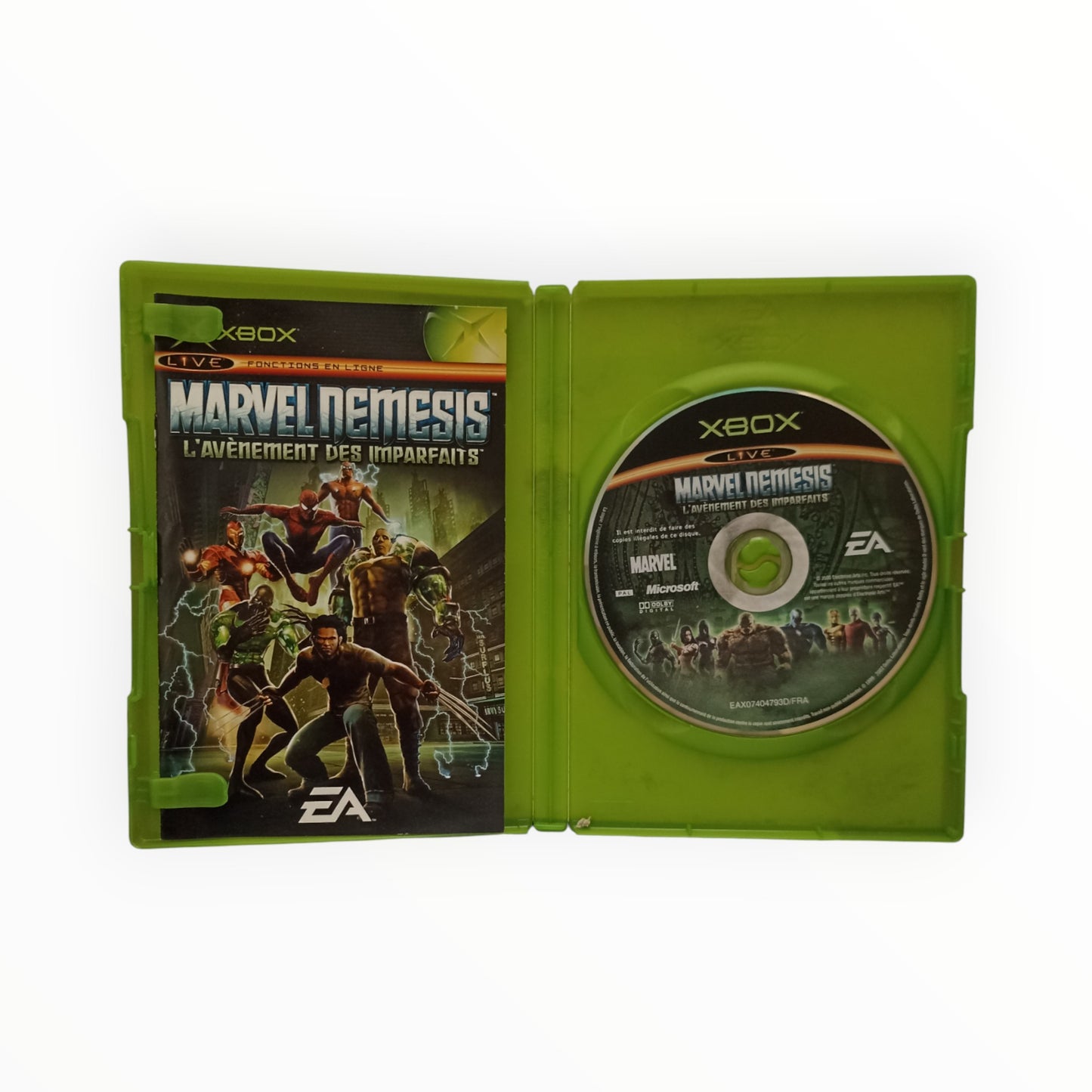 Marvel Nemesis: L’Avènement des Imparfaits – Xbox – Complet (boîte + disque + notice)