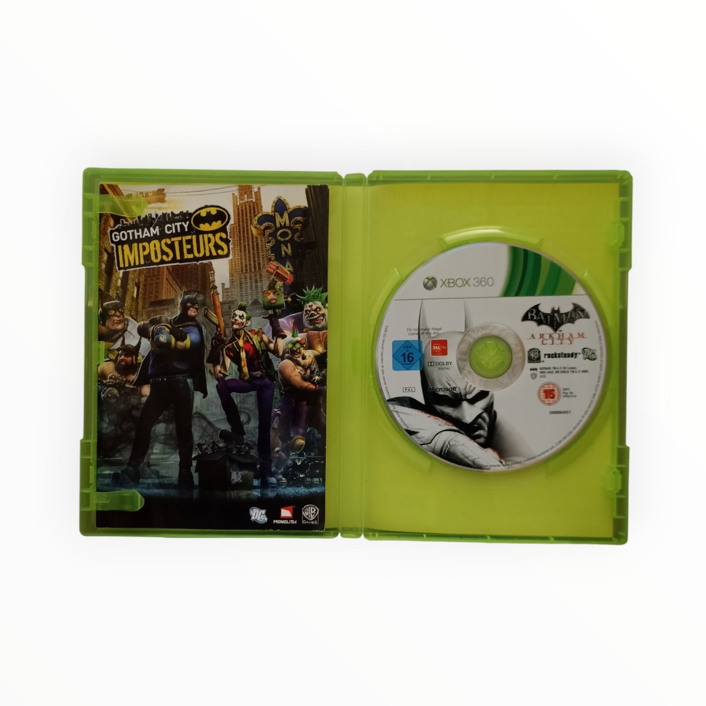 Batman Arkham City – Xbox 360 – Sans notice (boîte + disque)