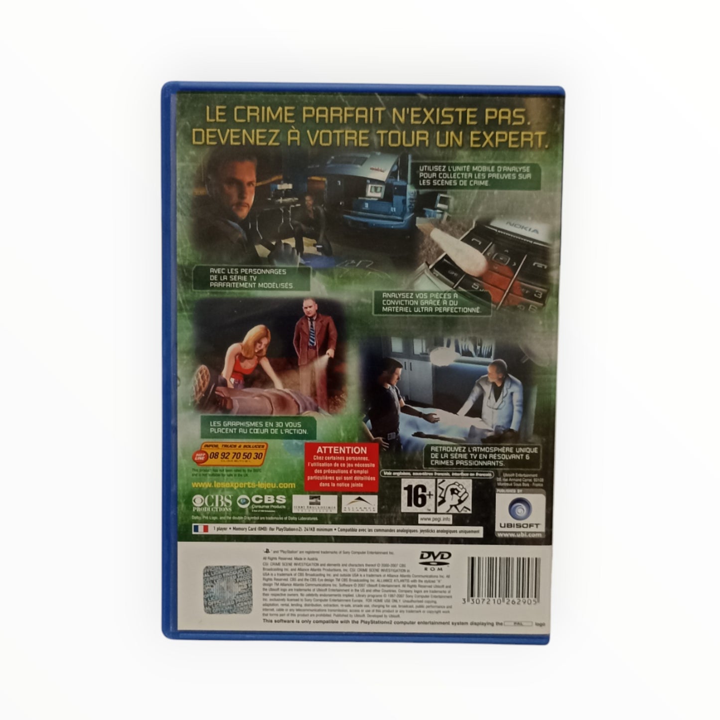 Les Experts : Crimes en Série – PlayStation 2 – Complet