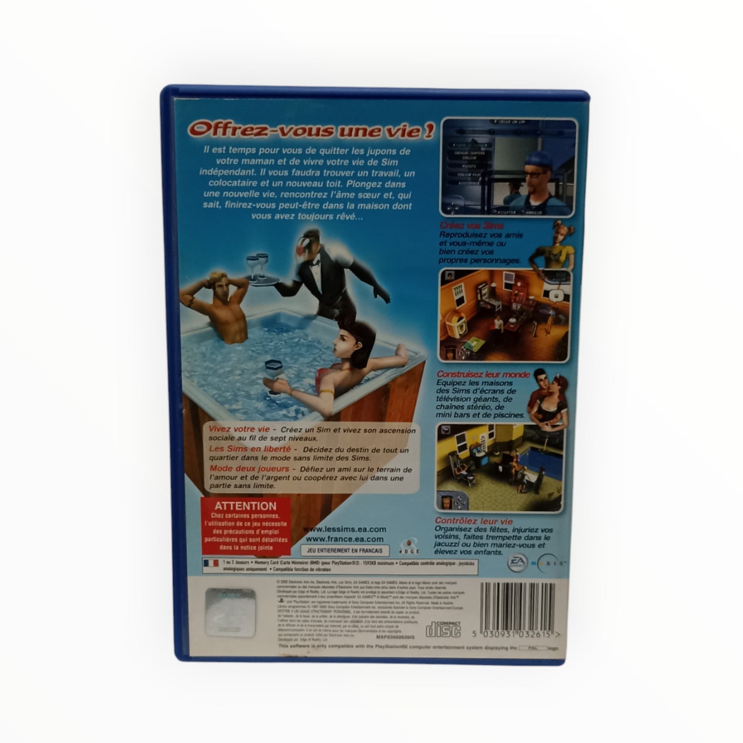 Les Sims – PlayStation 2 – Complet