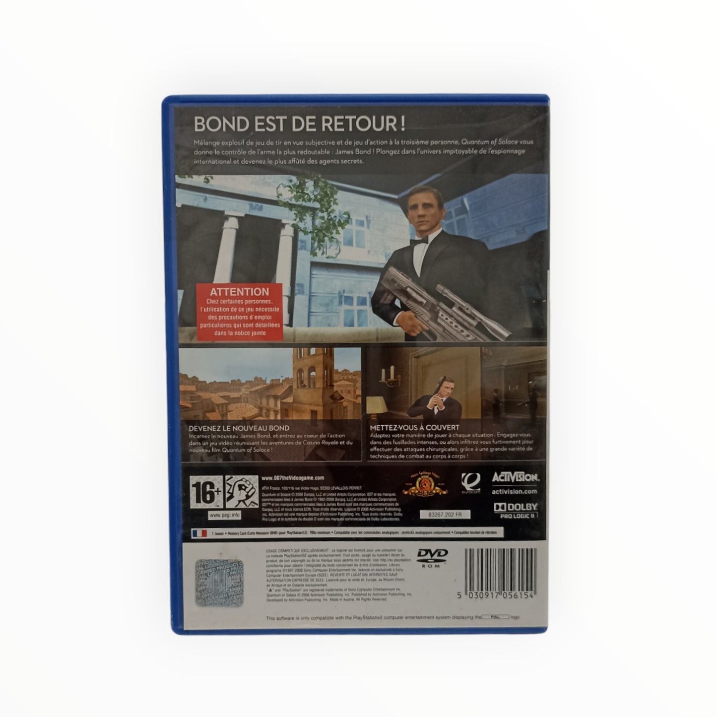 007: Quantum of Solace – PlayStation 2 (complet)