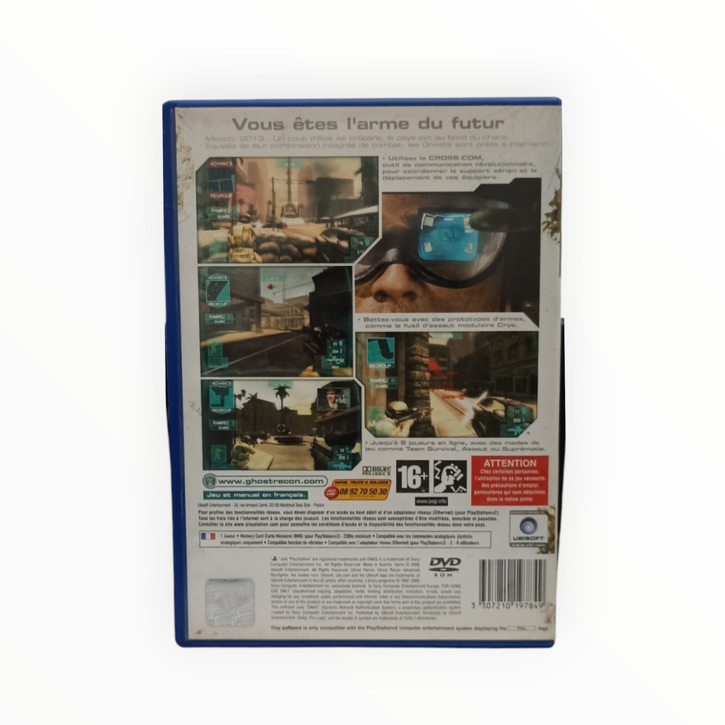 Tom Clancy’s Ghost Recon: Advanced Warfighter – PlayStation 2 (sans notice)