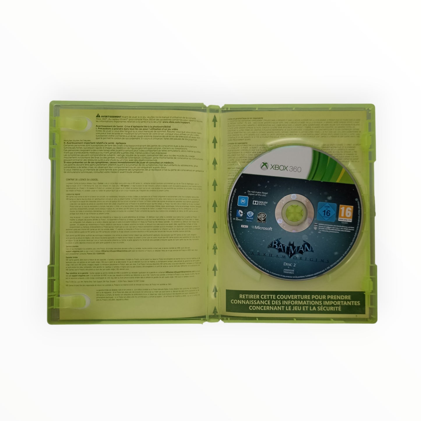 Batman: Arkham Origins – Xbox 360 (sans notice)