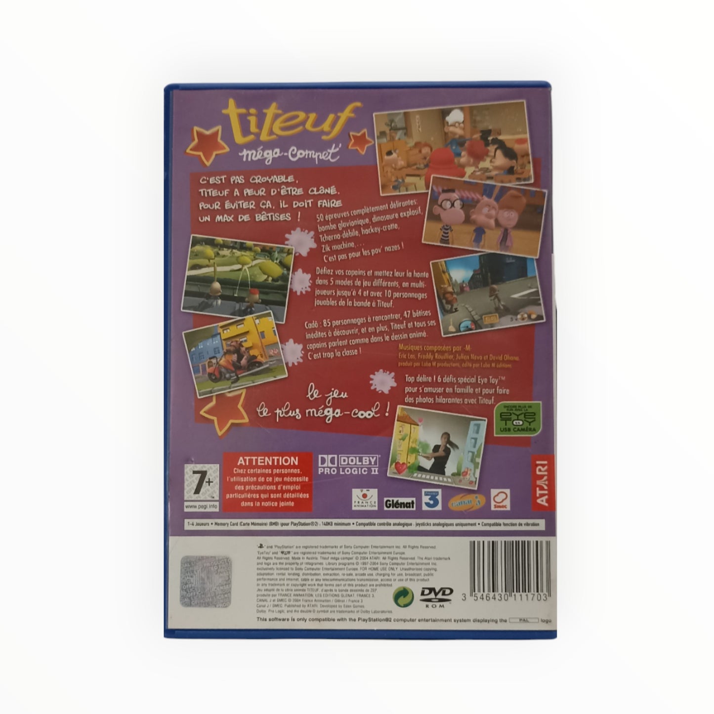 Titeuf : Méga Compet PlayStation 2 PS2 (complet)