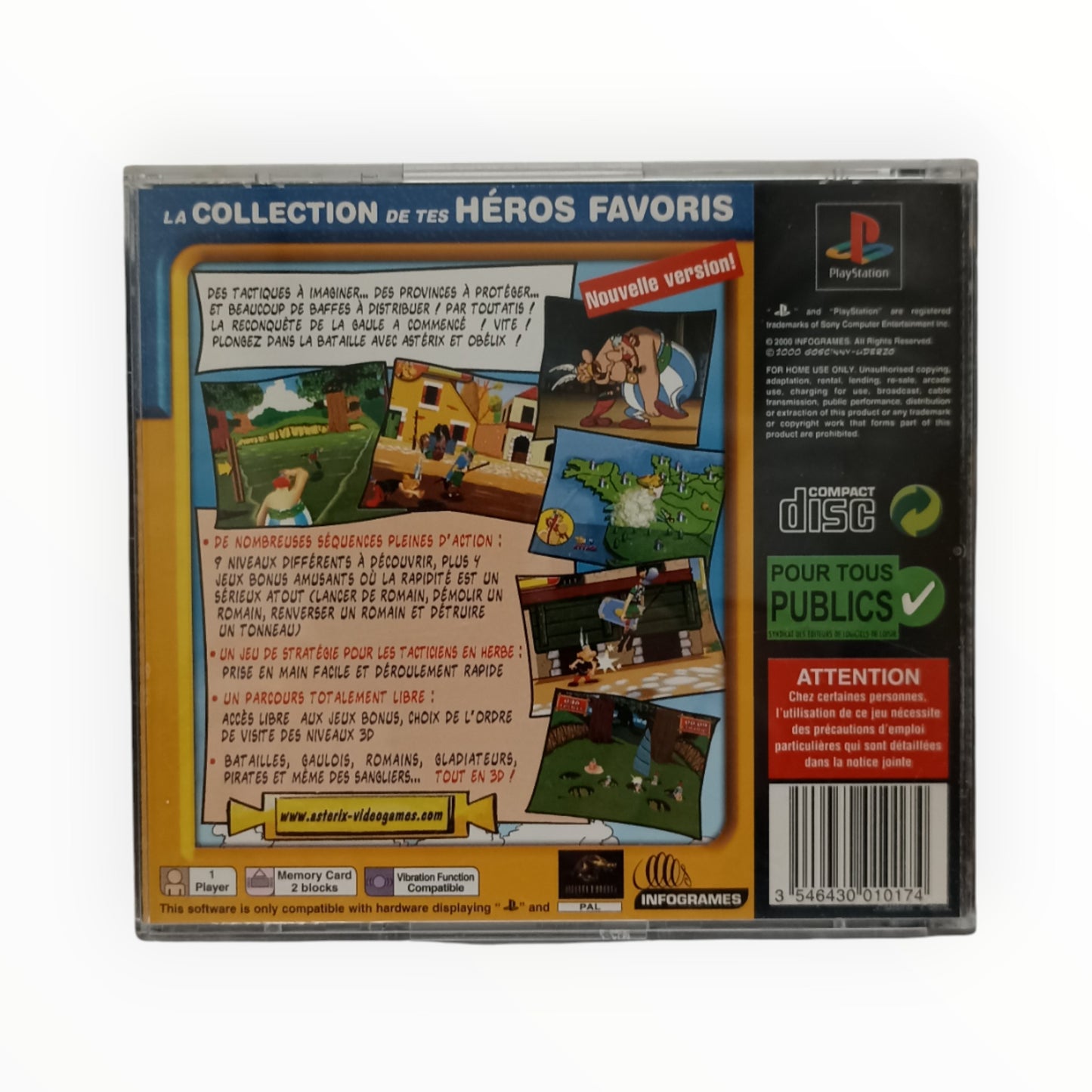 Astérix : La Bataille des Gaules – PlayStation 1 (Complet)