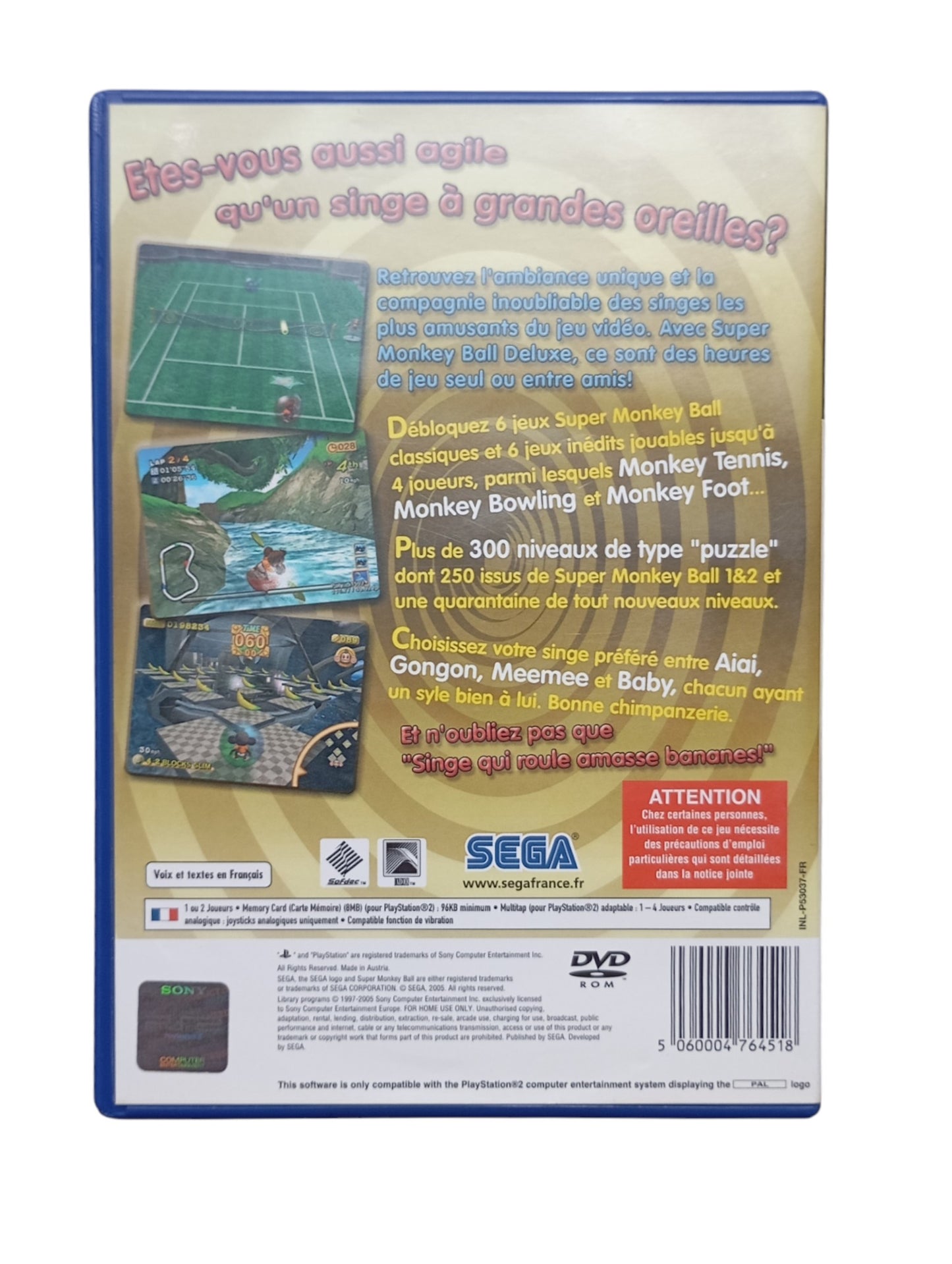 Super Monkey Ball Deluxe Playstation 2 (PS2)