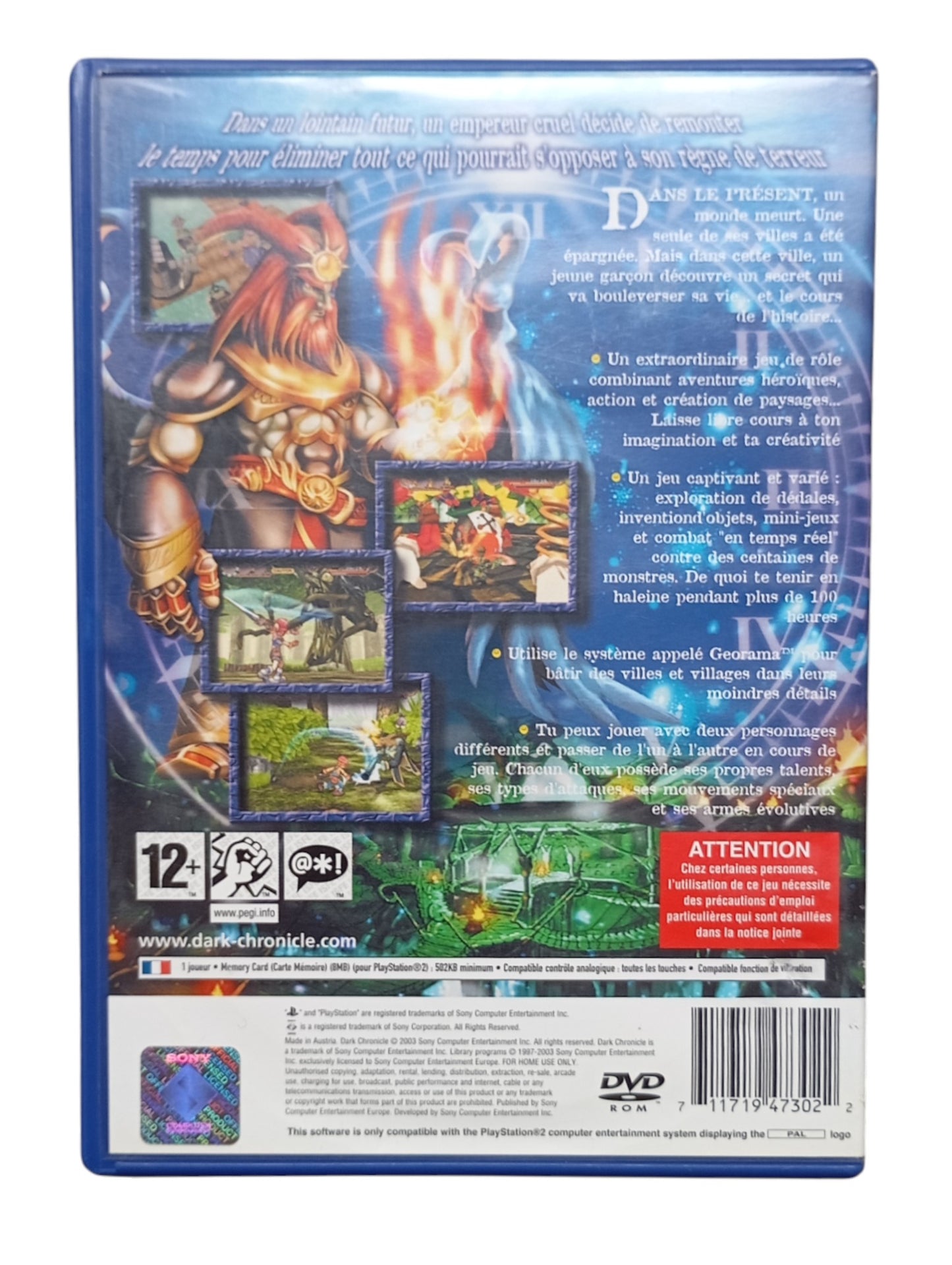 Dark Chronicle Playstation 2 (PS2)
