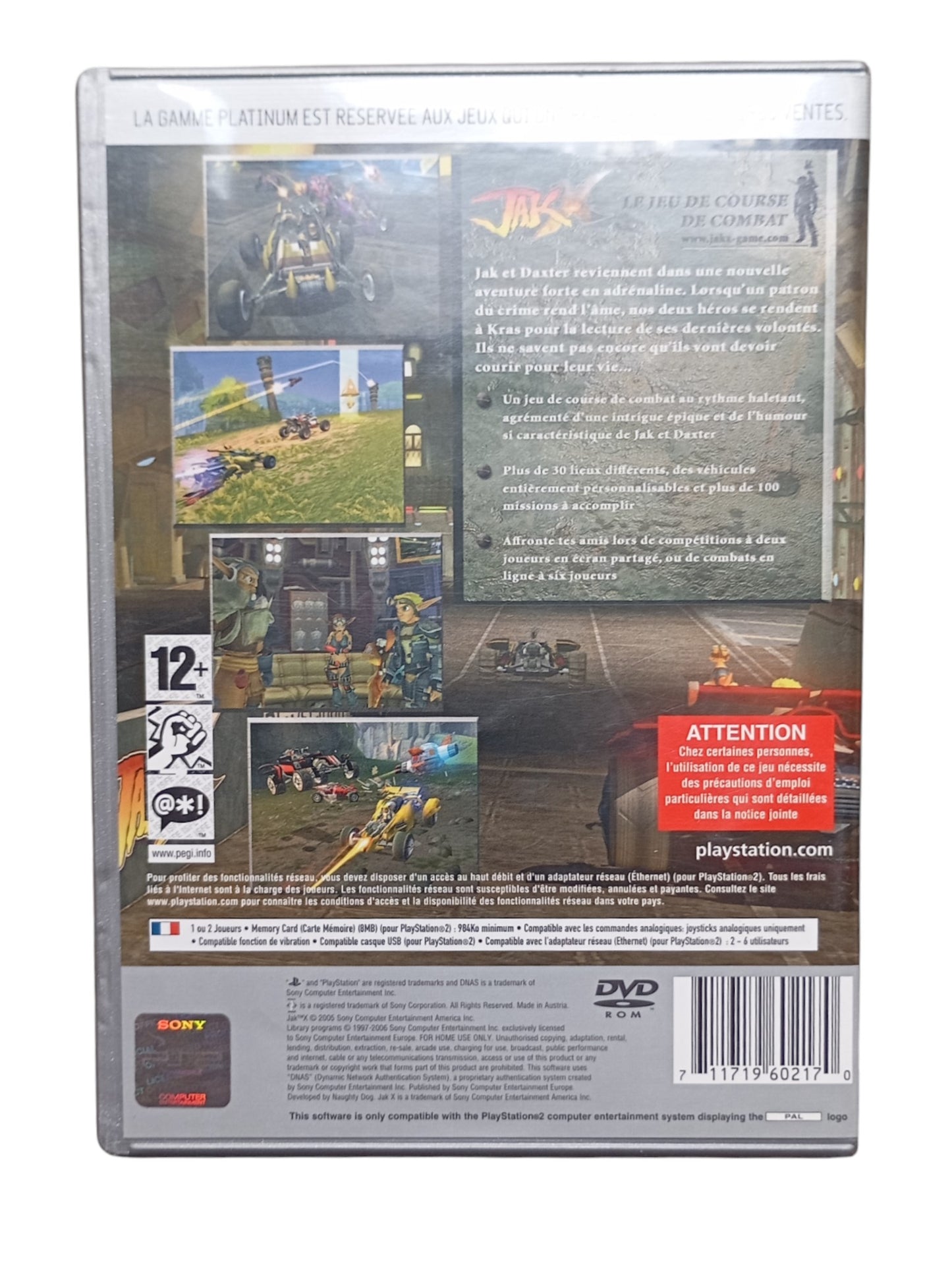 Jak X Playstation 2 Version Platinum (PS2)