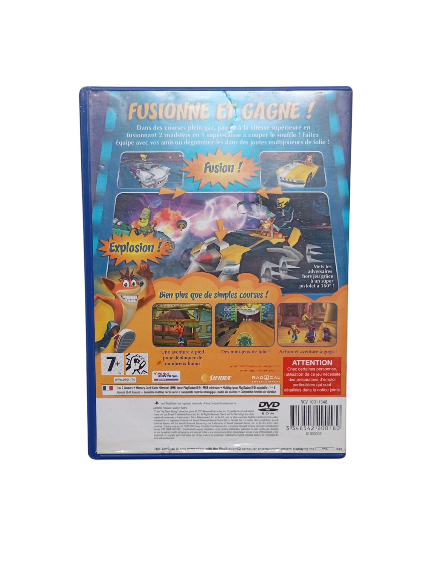 Crash Tag Team Racing Playstation 2 (PS2)