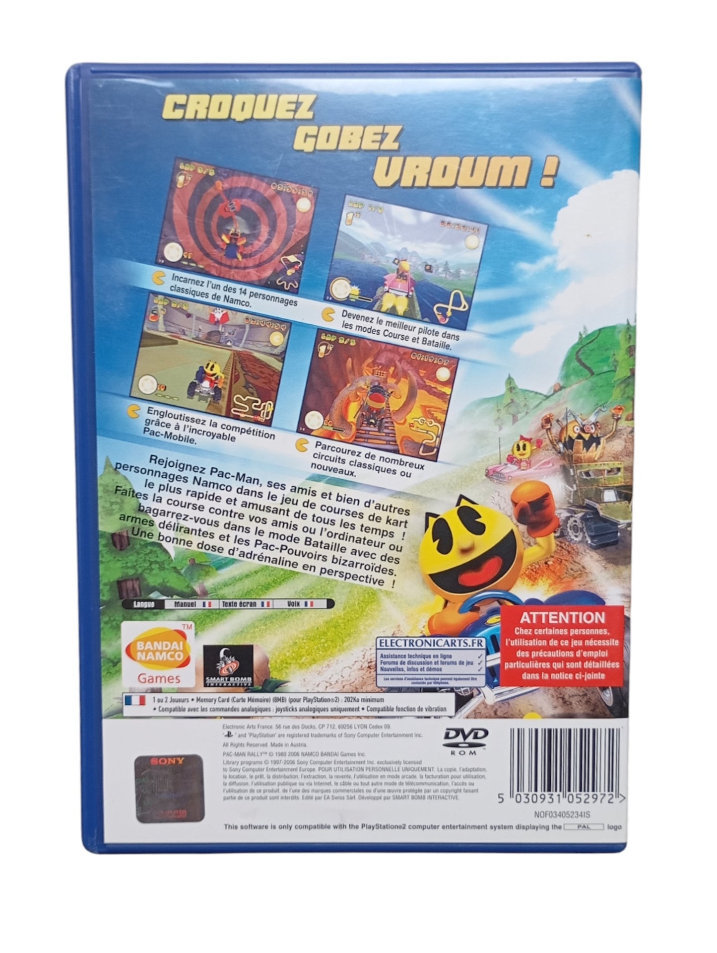 Pac Man Rally Playstation 2 (PS2)