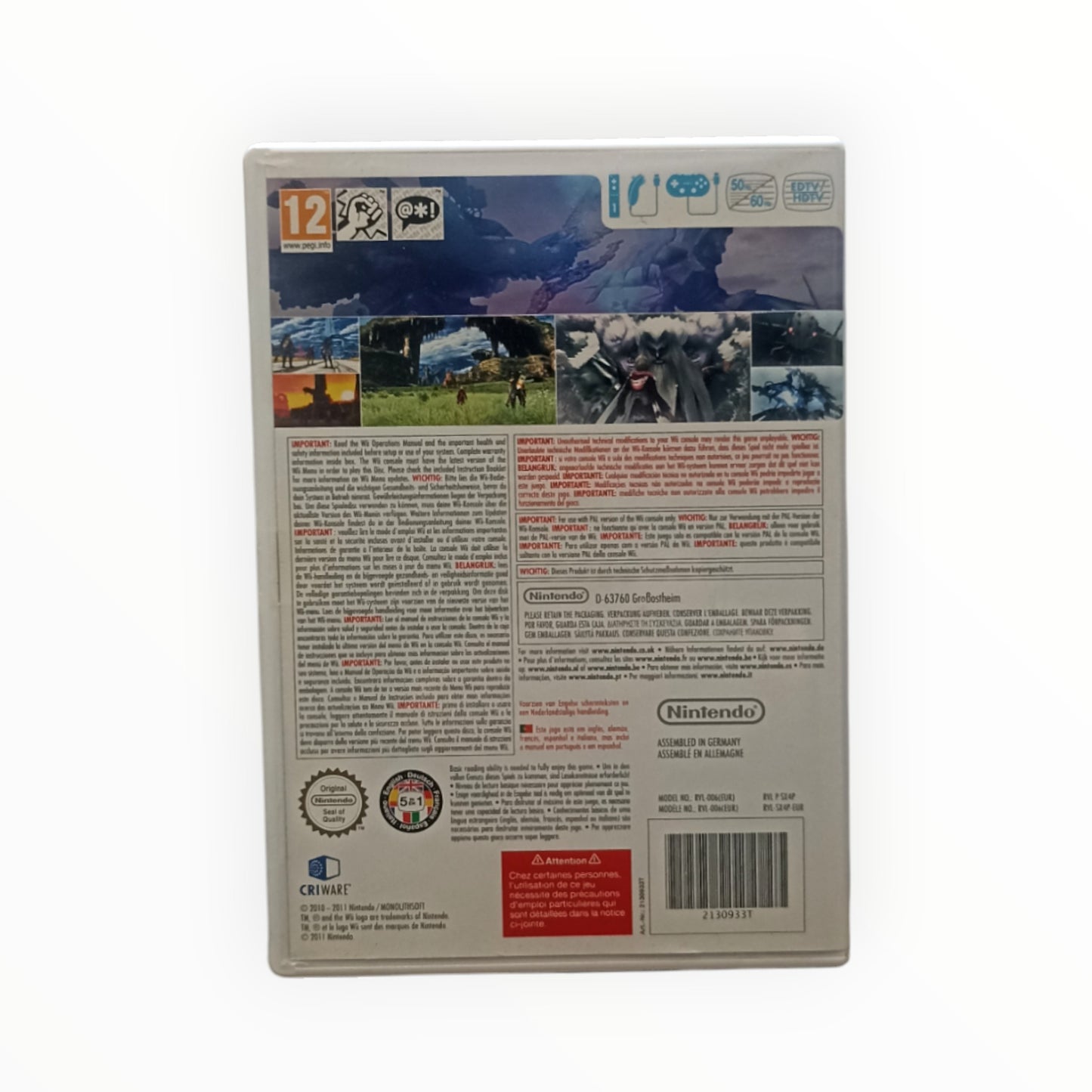 Xenoblade Chronicles – Édition avec manette rouge WII