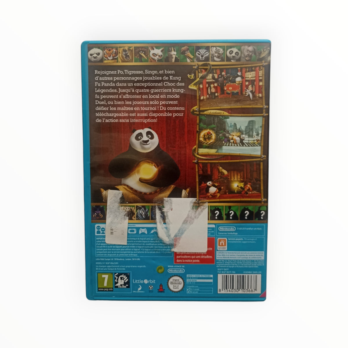 kung fu Panda Le Choc des Legendes WII U