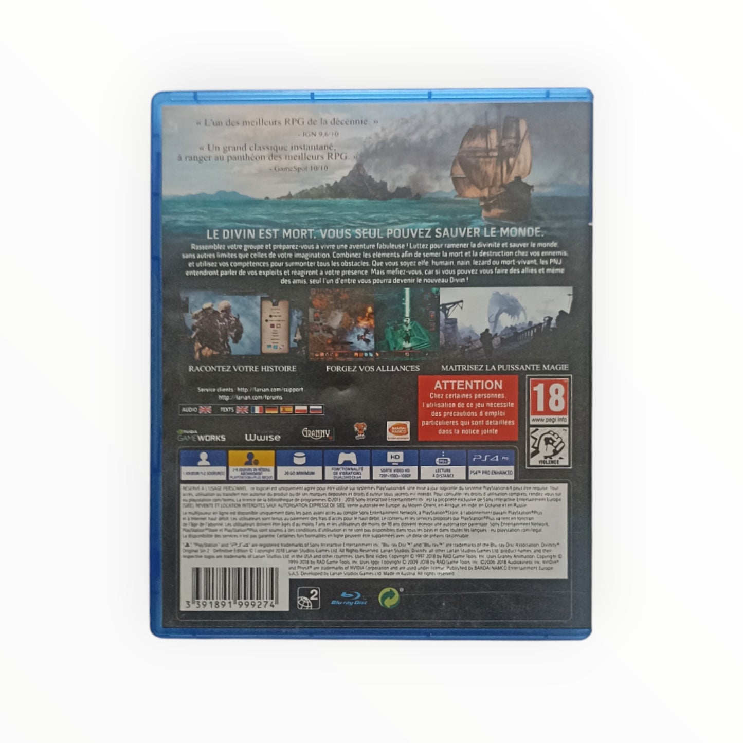 Divinity: Original Sin 2 – Definitive Edition Playstation 4 (PS4)