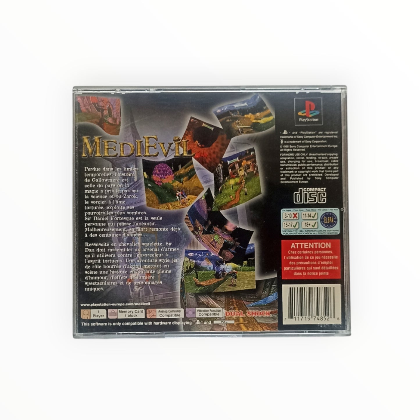 Medievil Playstation 1 (PS1)