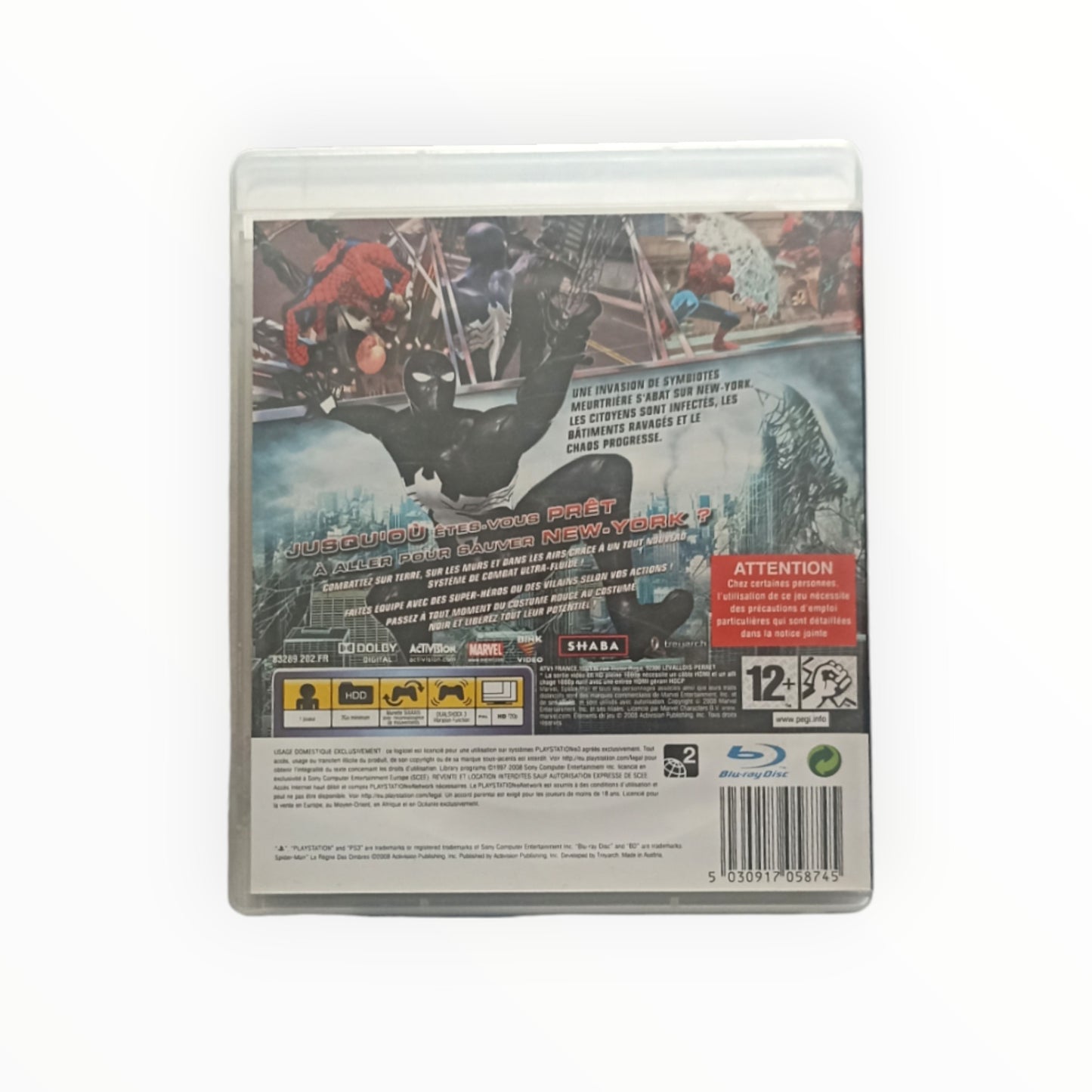 Spider-Man: Le Règne des Ombres Playstation 3 (PS3)