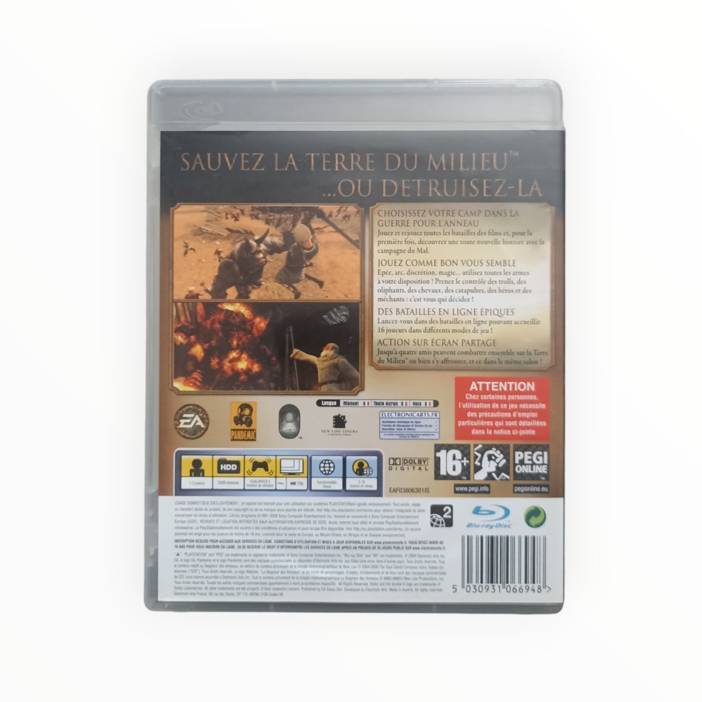 Le Seigneur des Anneaux: L’Âge des Conquêtes PS3