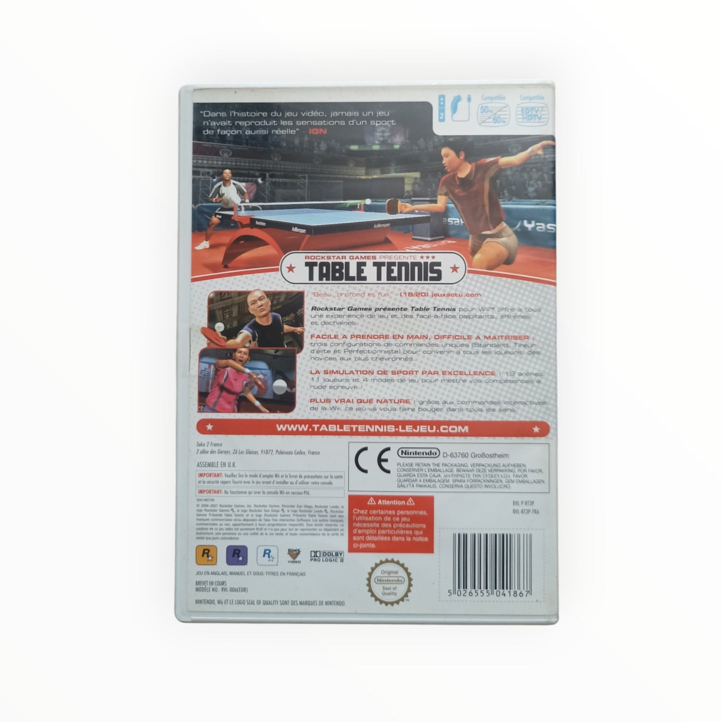 Table Tennis WII