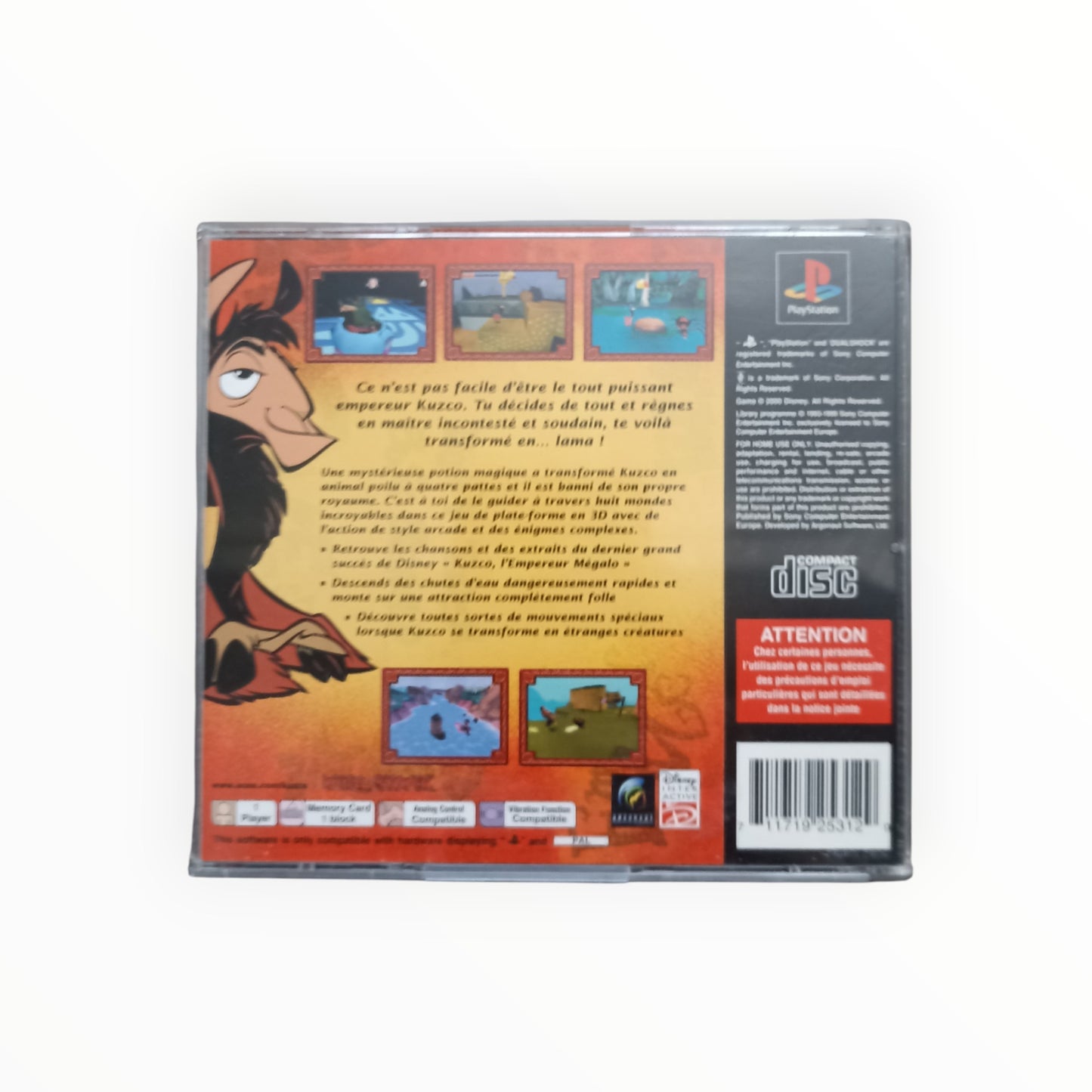 Kuzco – L’Empereur Mégalo Playstation 1 (PS1)