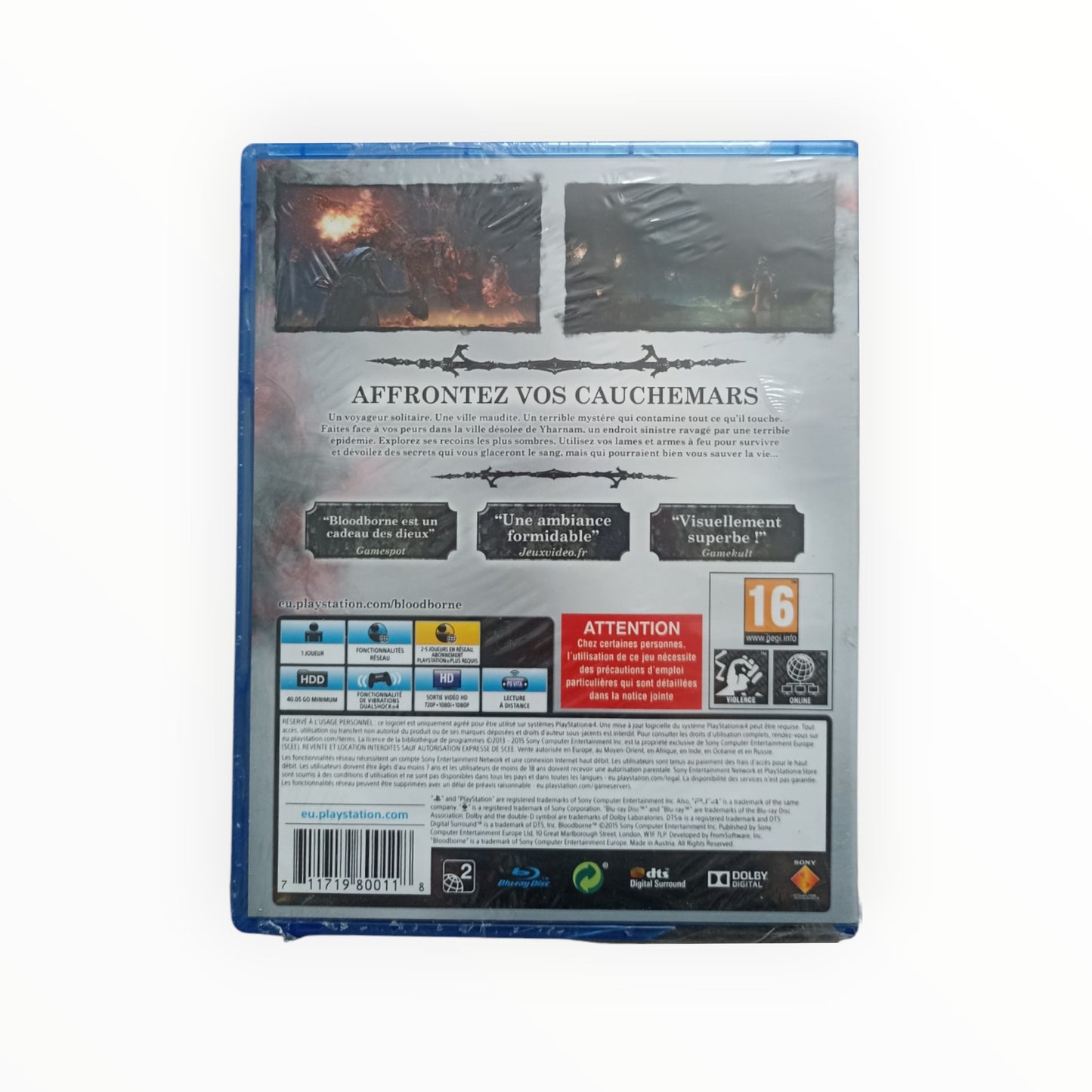 Bloodborne: Game of the Year Edition neuf sous blister Playstation 4 (PS4)