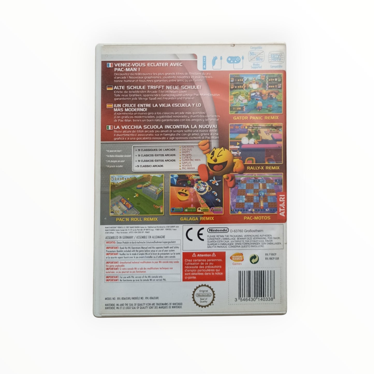 Namco Museum Remix WII