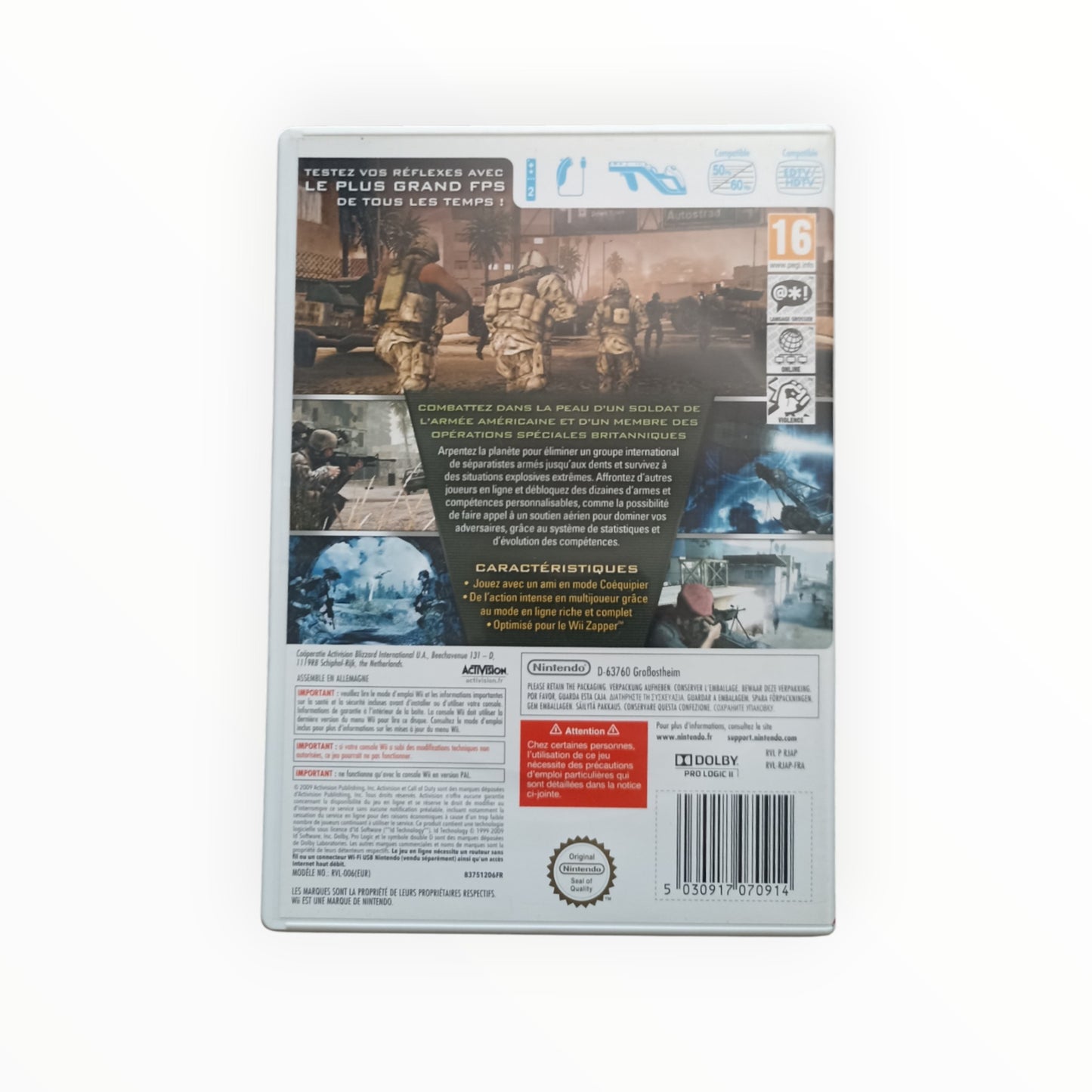 Call of Duty : Modern Warfare – Édition Réflexes WII