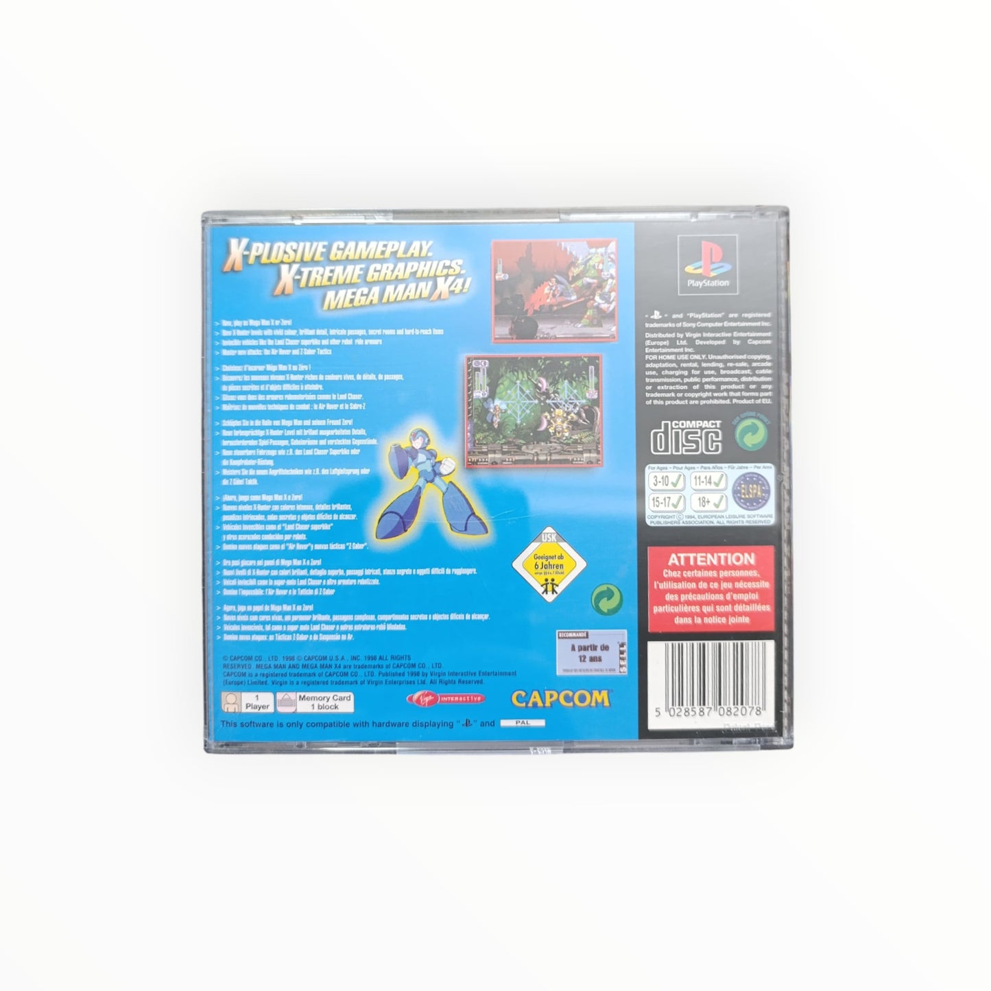 MEGAMAN X4 Playstation 1 (PS1)