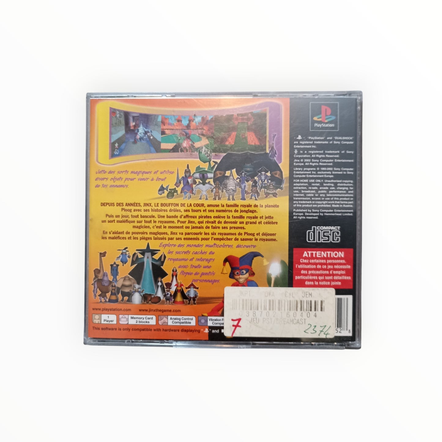 JINX playstation 1 (PS1)