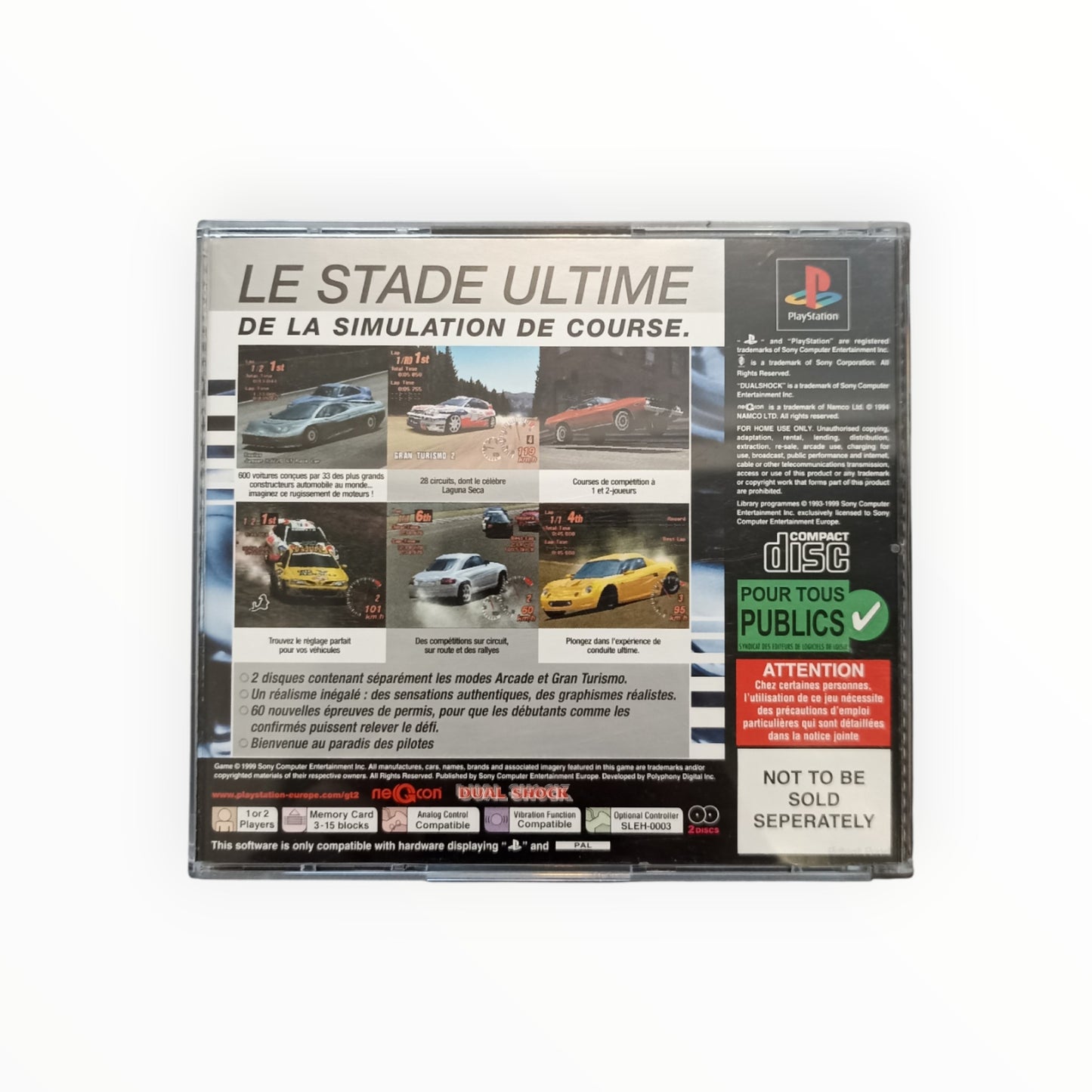 GRAN TURISMO 2 playstation 1 (PS1)