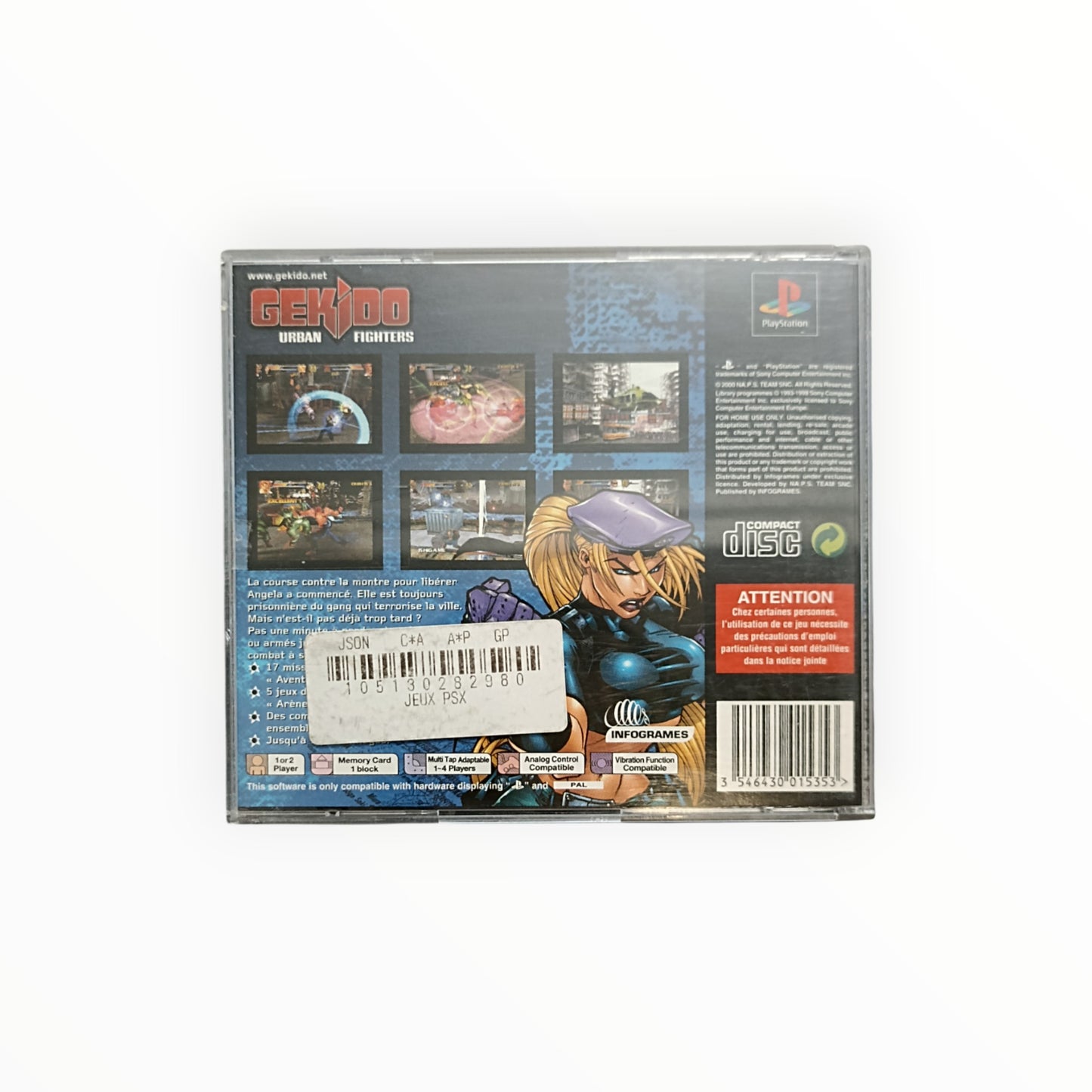 GEKIDO playstation 1 (PS1)