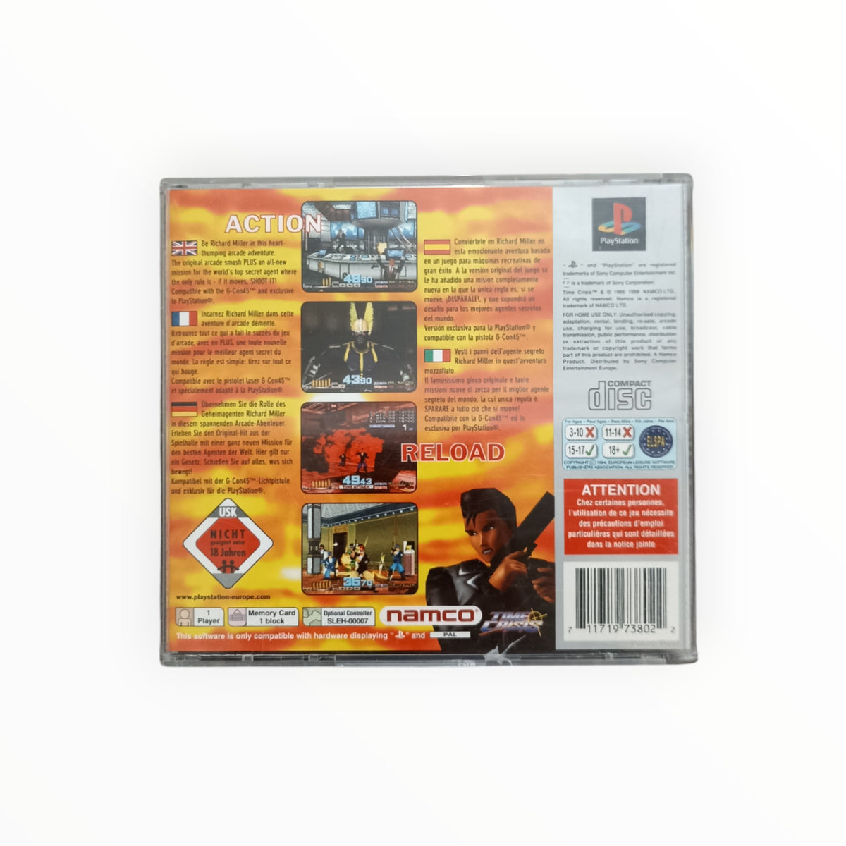 TIME CRISIS playstation 1 (PS1)