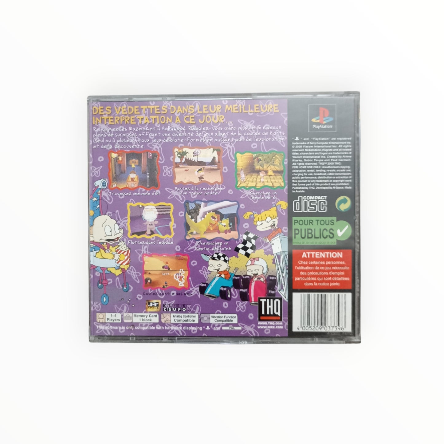 Les Razmoket font leur Cinéma – PlayStation 1 complet