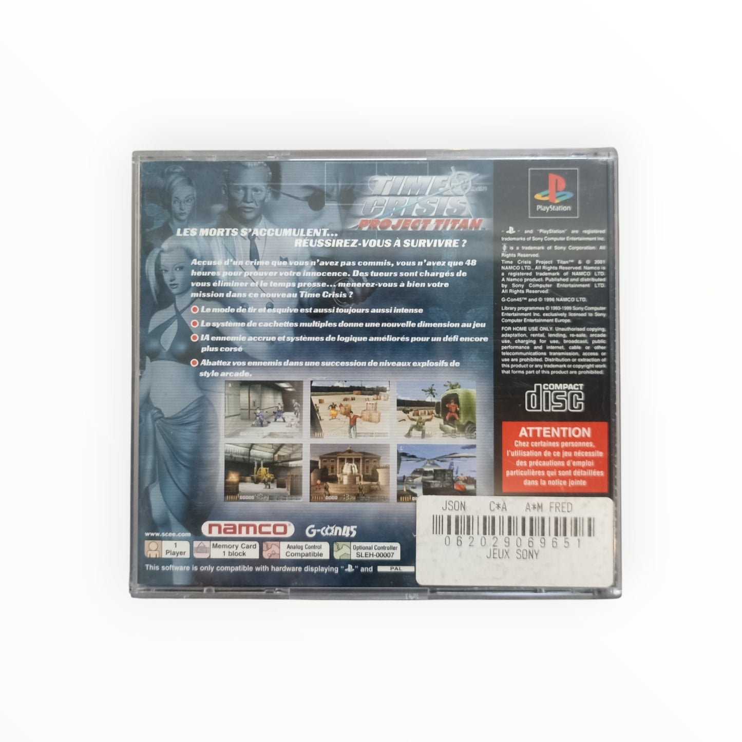 Time Crisis: Project Titan – PlayStation 1 – Complet