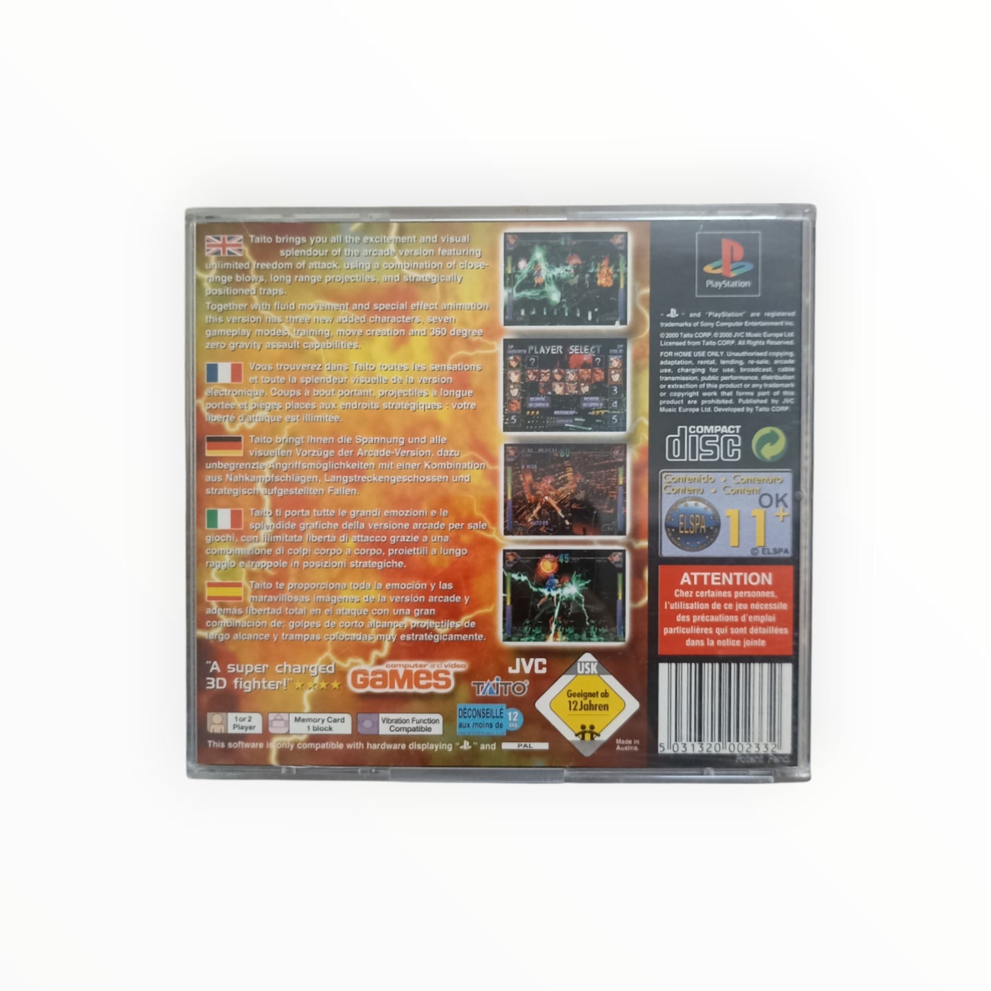 PSYCHIC FORCE 2 playstation 1 (PS1)