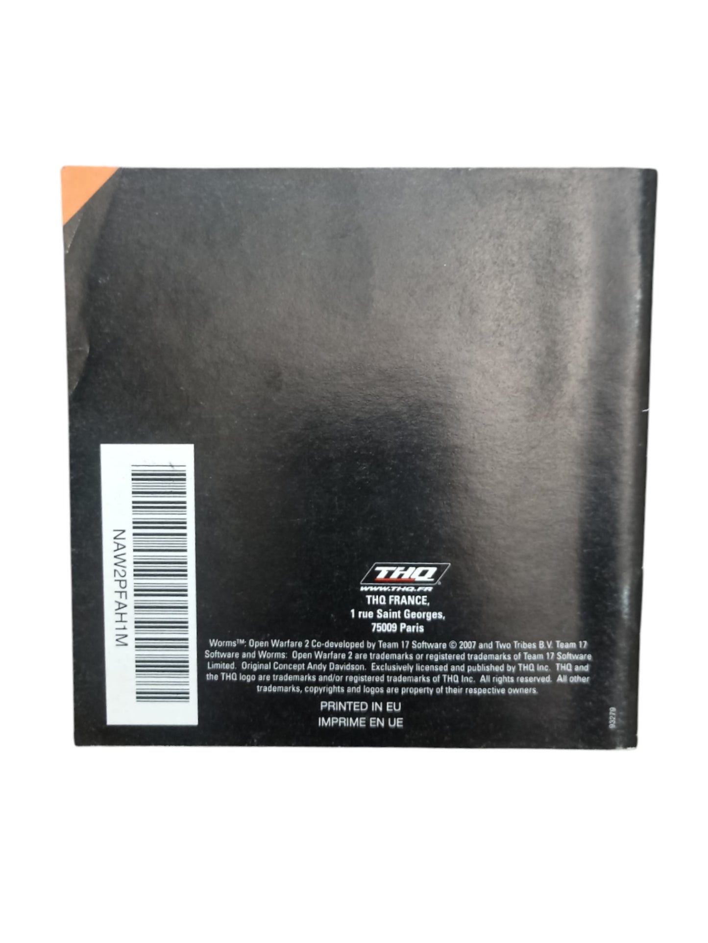 Notice seule Worms 2 Nintendo DS