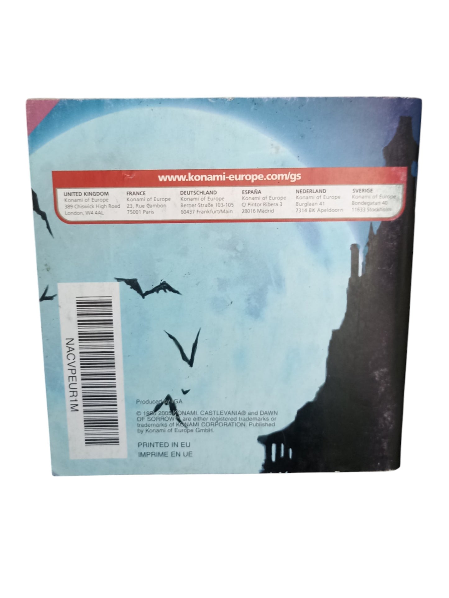 Notice seule Castlevania Dawn Of Sorrow Nintendo DS