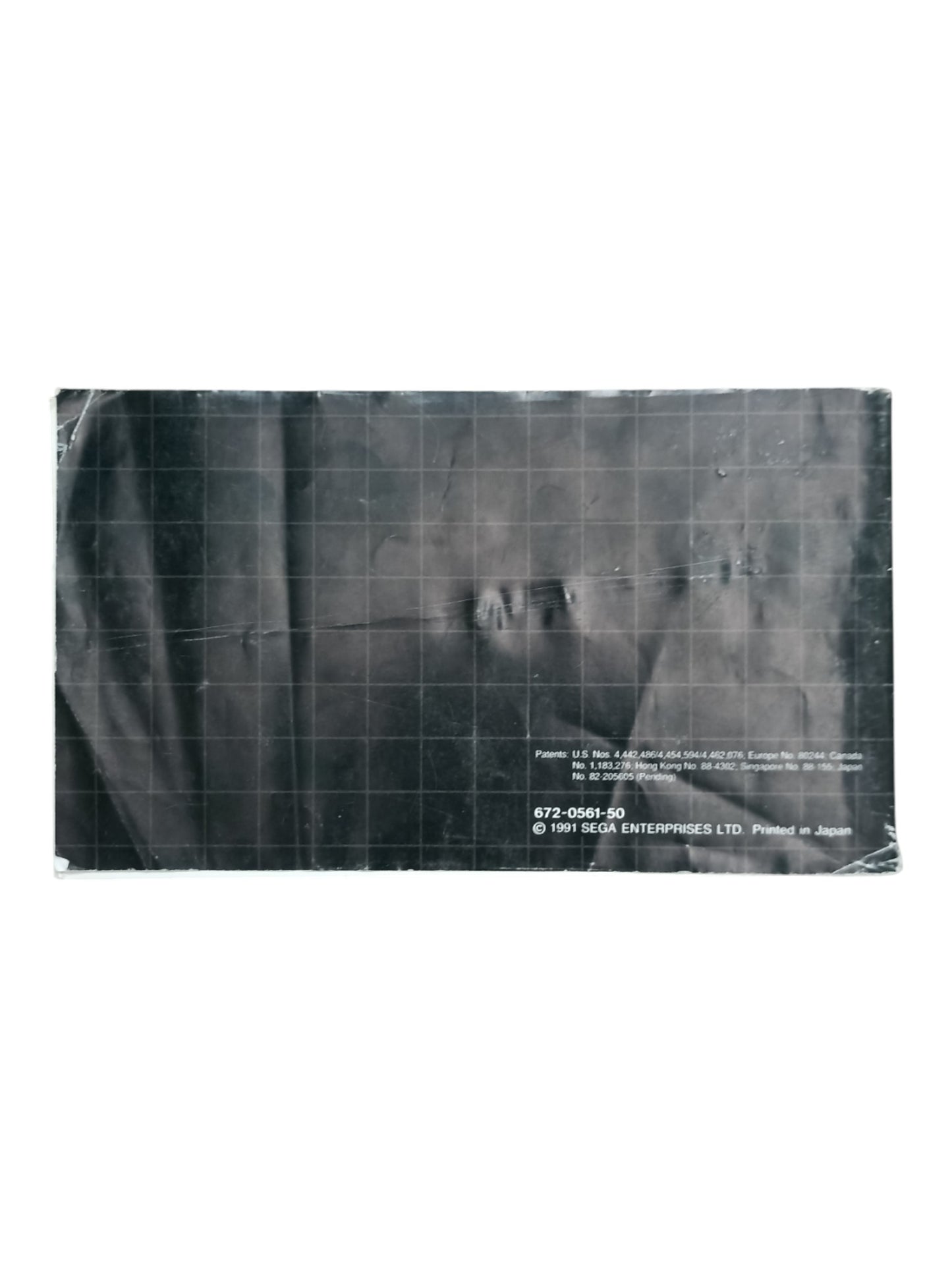 Notice seule Streets Of Rage Megadrive FRA