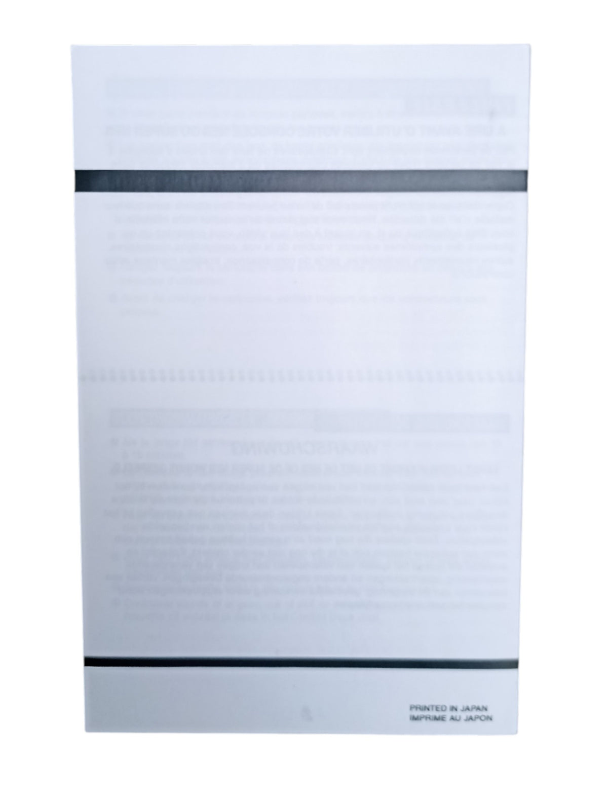 Notice d'information et de précaution d'emploi SNSP-FAH-1