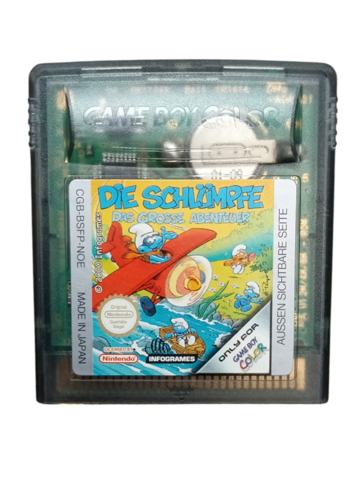 Schtroumpfs Mission Nintendo Game Boy Color (GBC) Version EUR-UKV