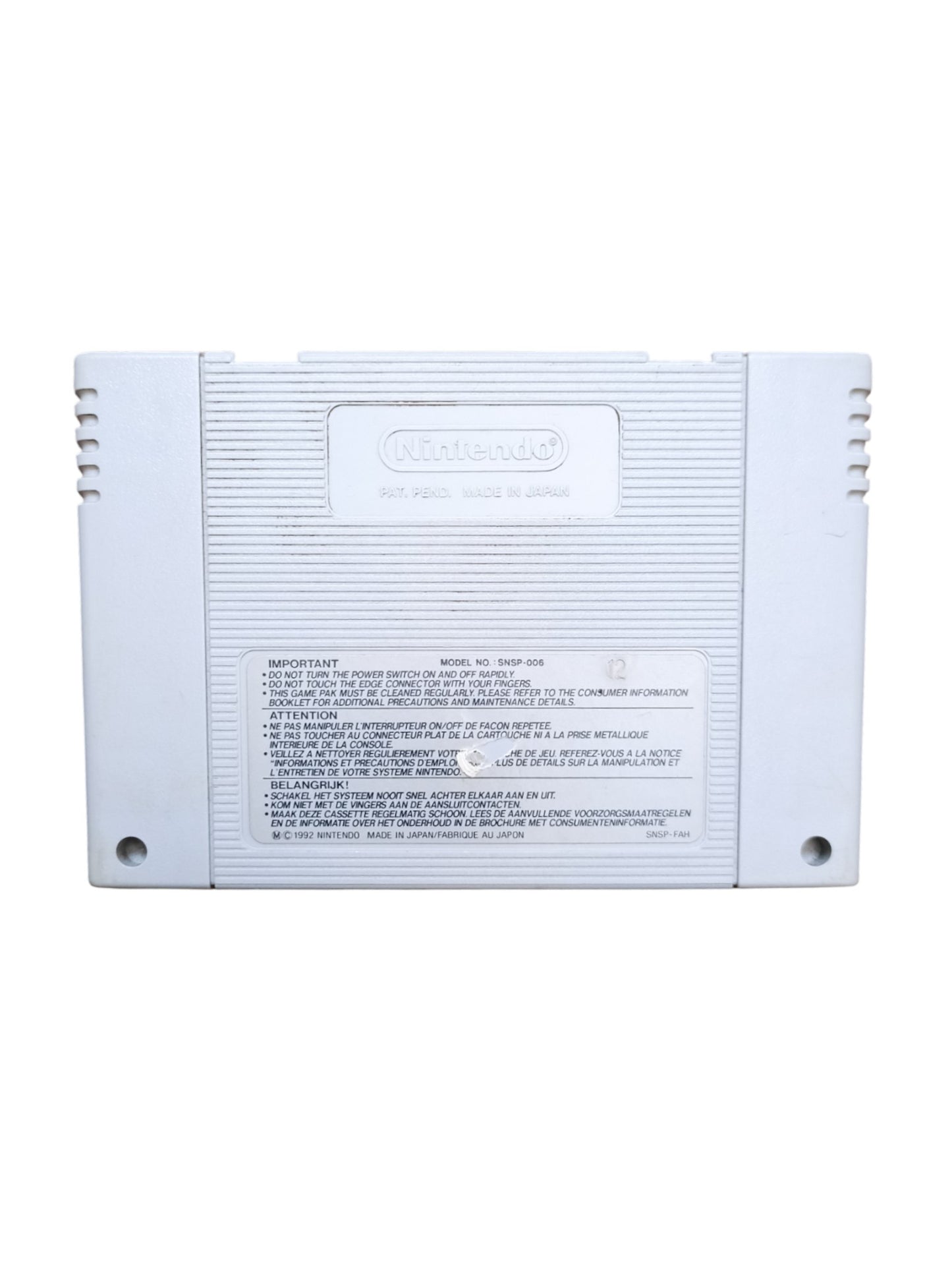 Jurassic Park Super Nintendo (SNES) EUR-UKV