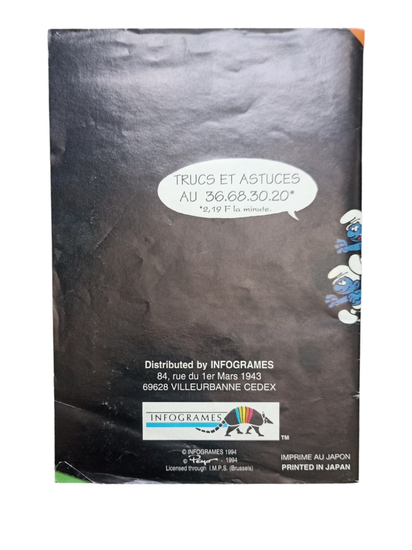 Les Schtroumpfs Super Nintendo (SNES) Complet FRA