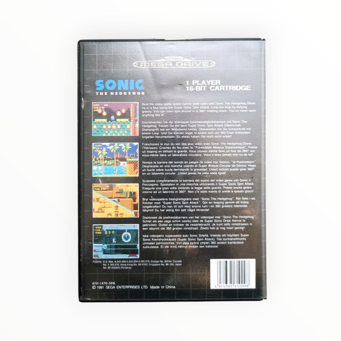 Sonic The Hedgehog Megadrive