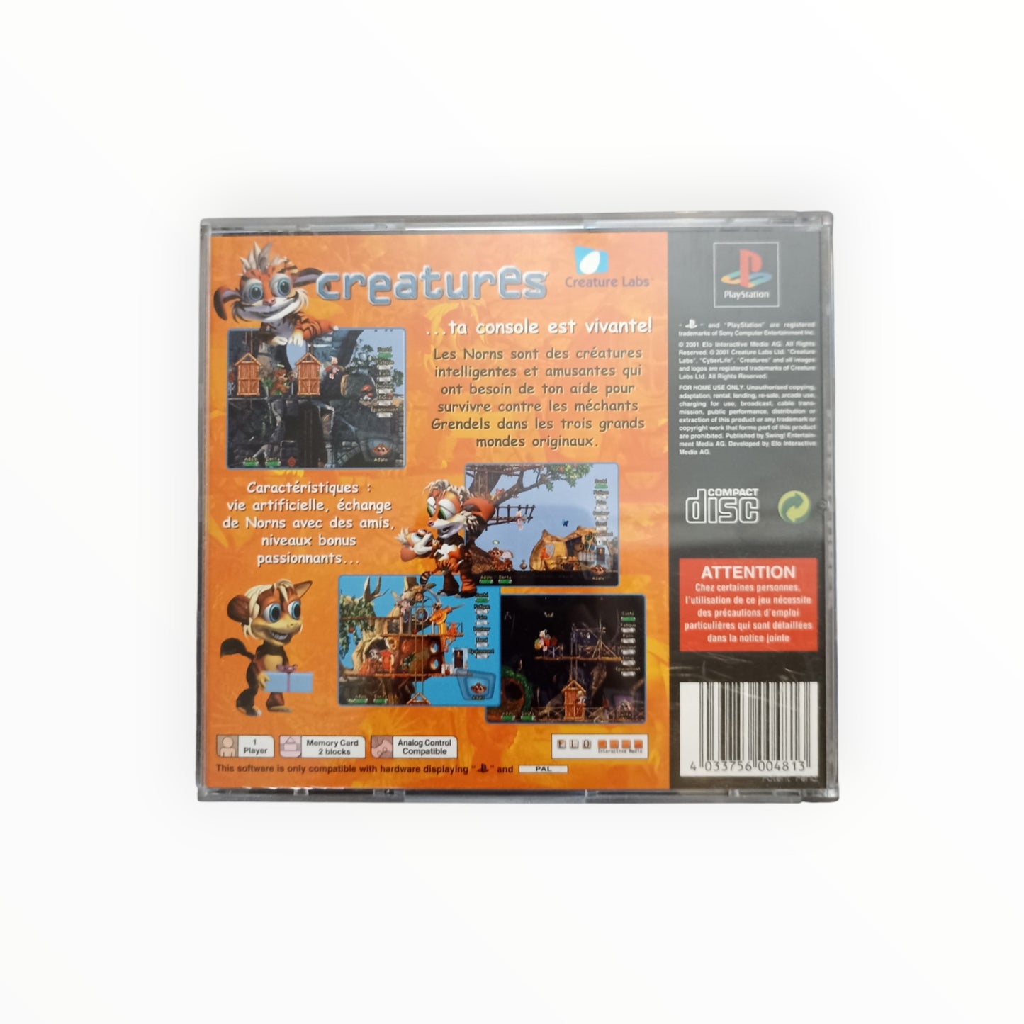 CREATURES playstation 1 (PS1)
