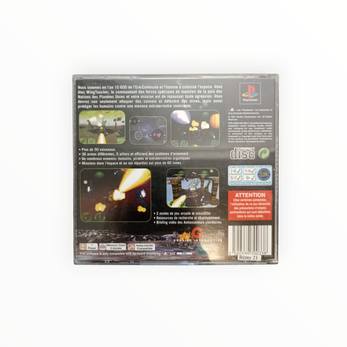 XENOCRACY playstation 1 (PS1)