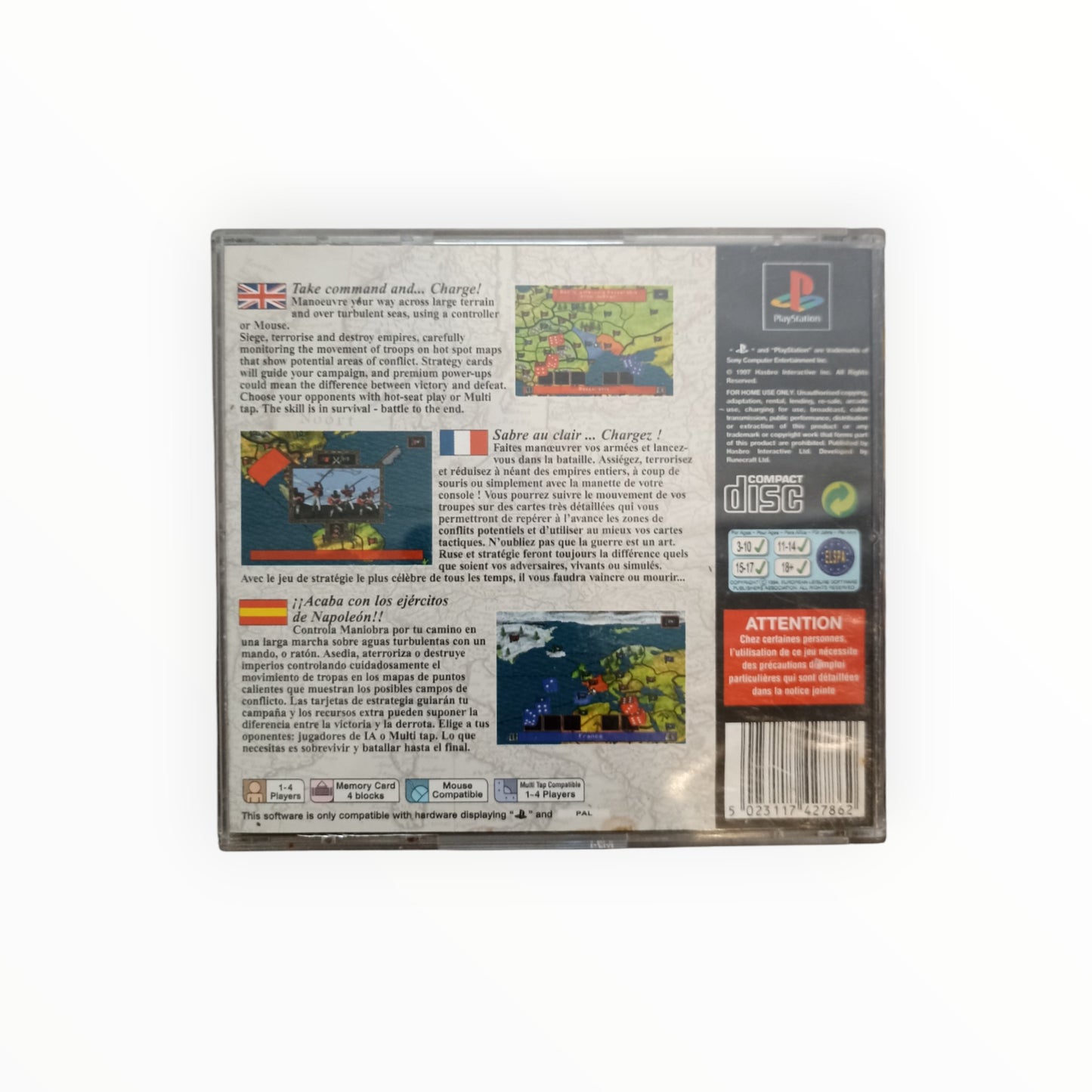 RISK playstation 1 (PS1)