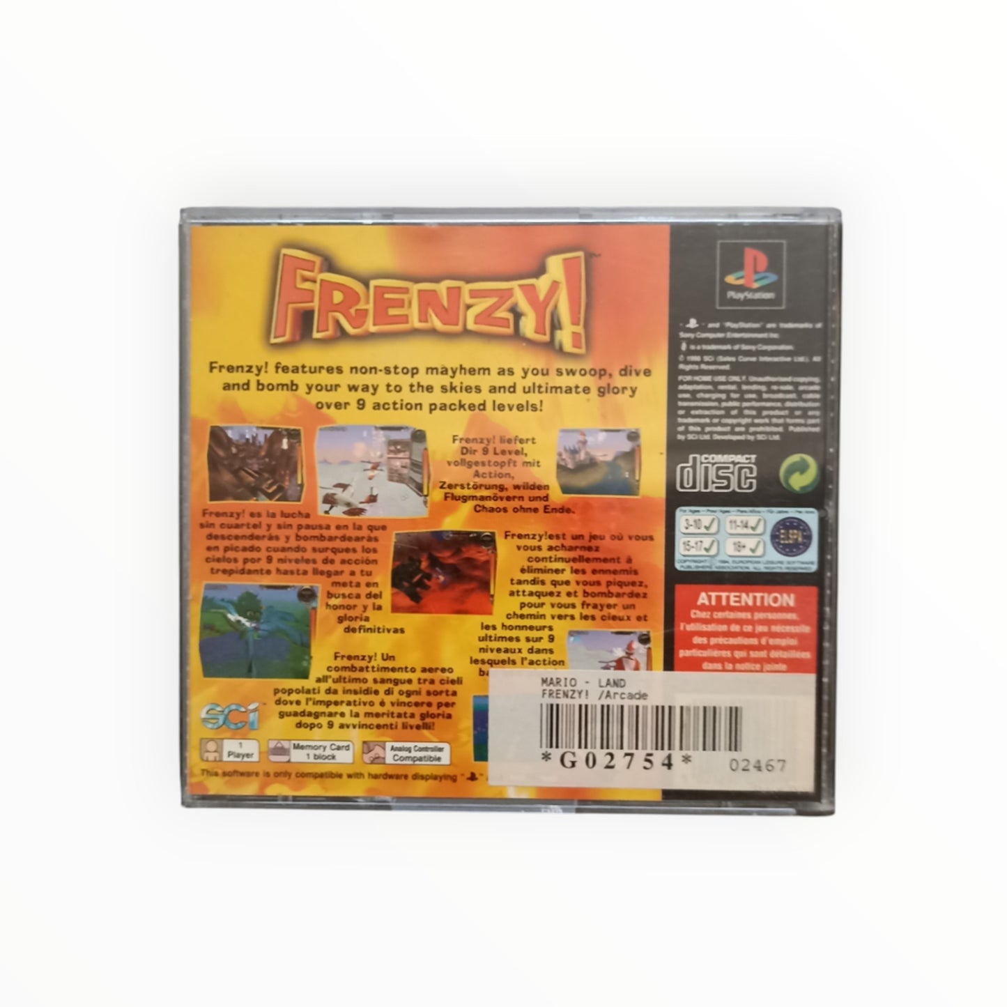 FRENZY playstation 1 (PS1)